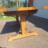 Concrete and Elm River Dining Table - Thumbnail Image 4