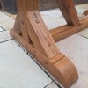 Elegant Oak Table Base - Thumbnail Image 9