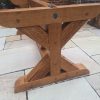Oak X-Frame Table Legs