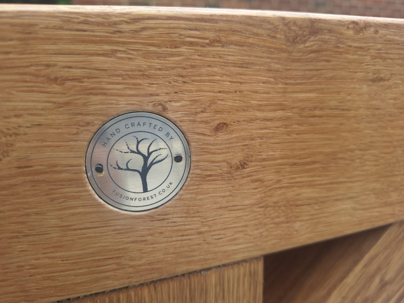 Oak X-Frame Table Legs