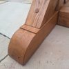 Oak X-Frame Table Legs