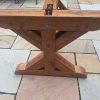 Oak X-Frame Table Legs