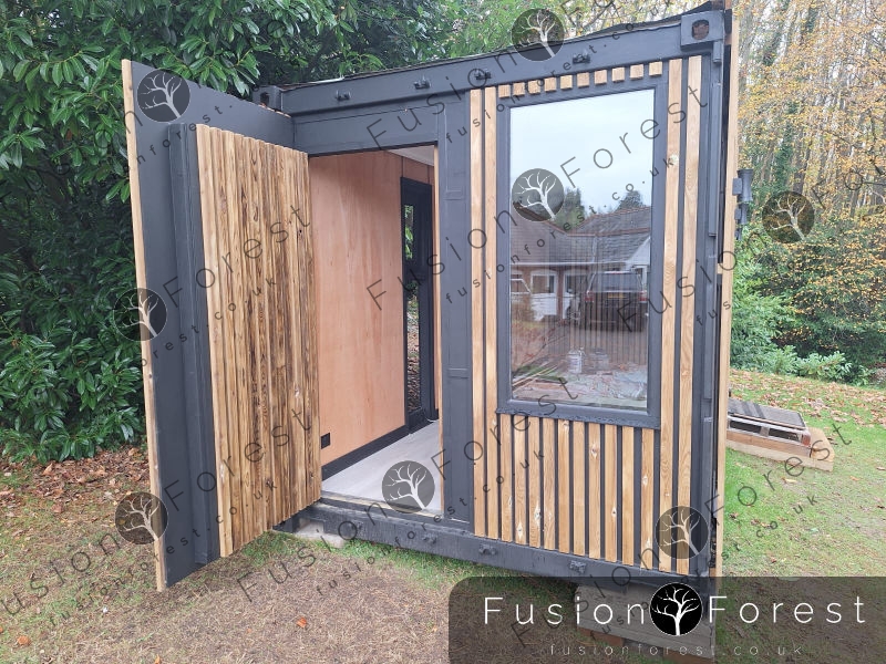 Shipping Container Conversion - Secret Door