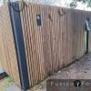 Shipping Container Conversion - Outside Back Cladding