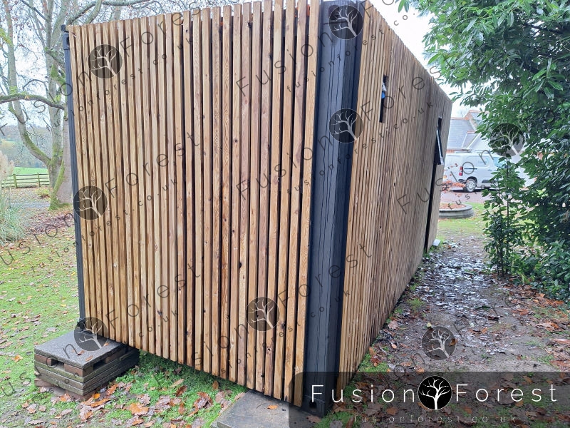Shipping Container Conversion - Outside Back
