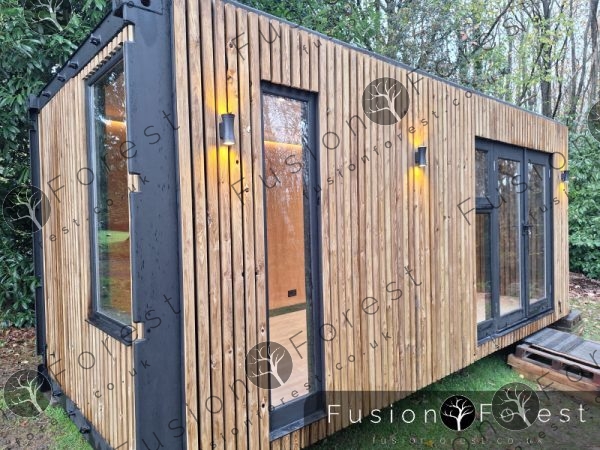 Shipping Container Conversion - Outside Front End