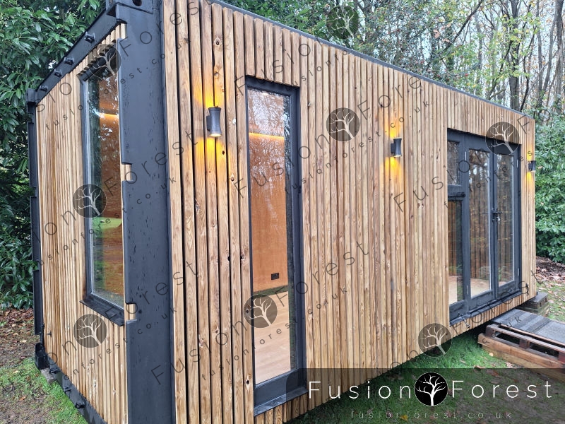 Shipping Container Conversion - Outside Front End