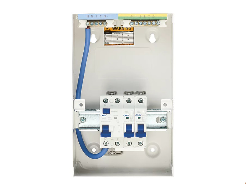 Commercial 64A power capacity electrics in container conversion