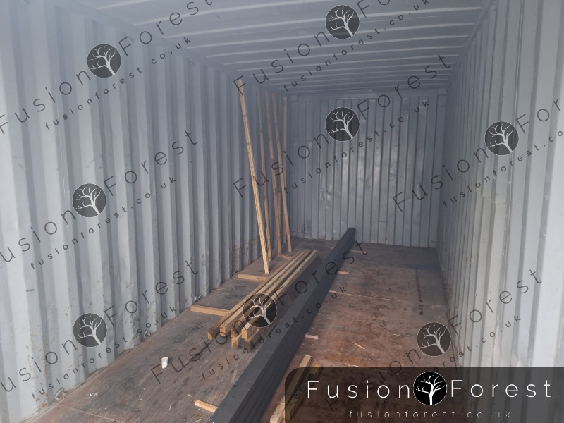 Empty shipping container ready for conversion - Ashford