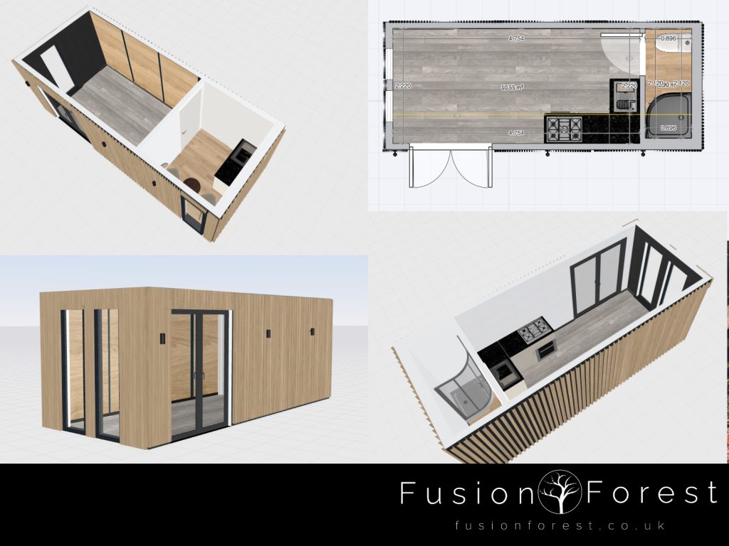 Shipping Container Office Conversion