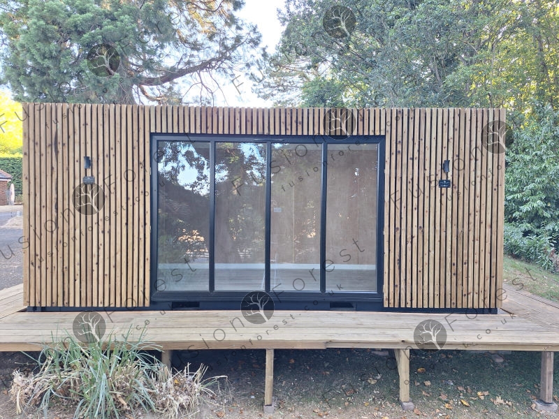20ft Fully Cladded & Insulated Workshop Office & Garden office - Image 4